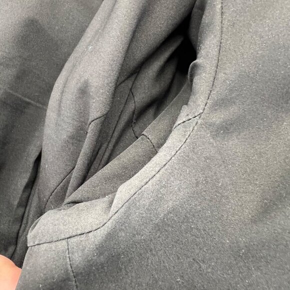 Classiques Entier Wool Linen Tie Waist Blazer Jacket Navy Blue Size 6 - Picture 9 of 14